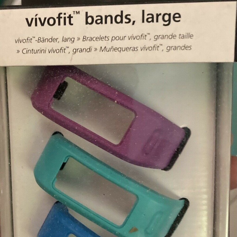 Set of 3 Replacement Garmin Vivofit Bands size Large NIB